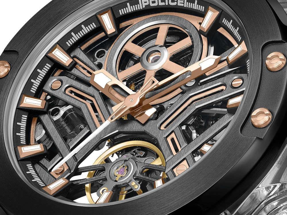 Reloj Automático Police Cyclone, PVD, 43 mm, Negro, PEWGR0082202