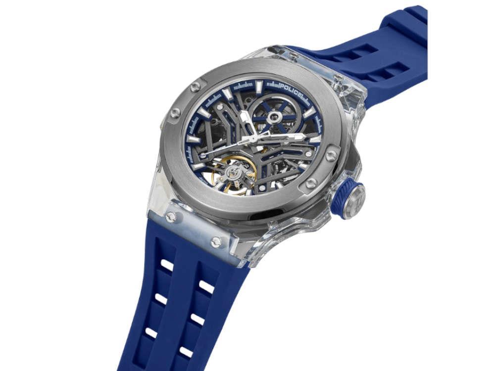 Reloj Automático Police Cyclone, 43 mm, Azul, PEWGR0082204