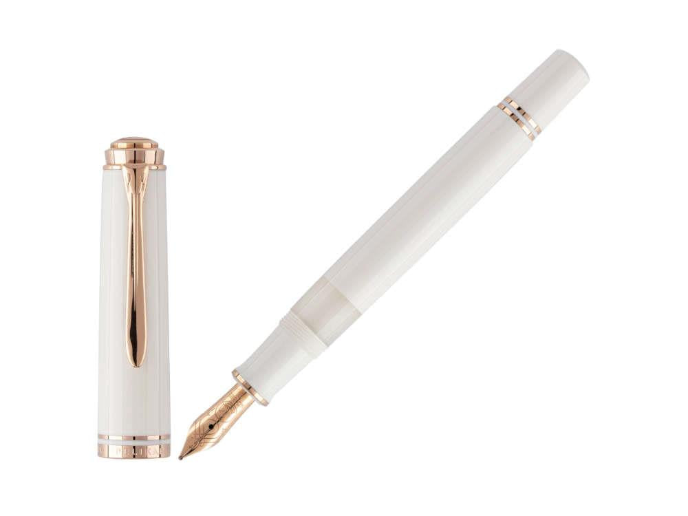 Pluma Pelikan M600 White & Rose Gold, Edición Especial, 300014586