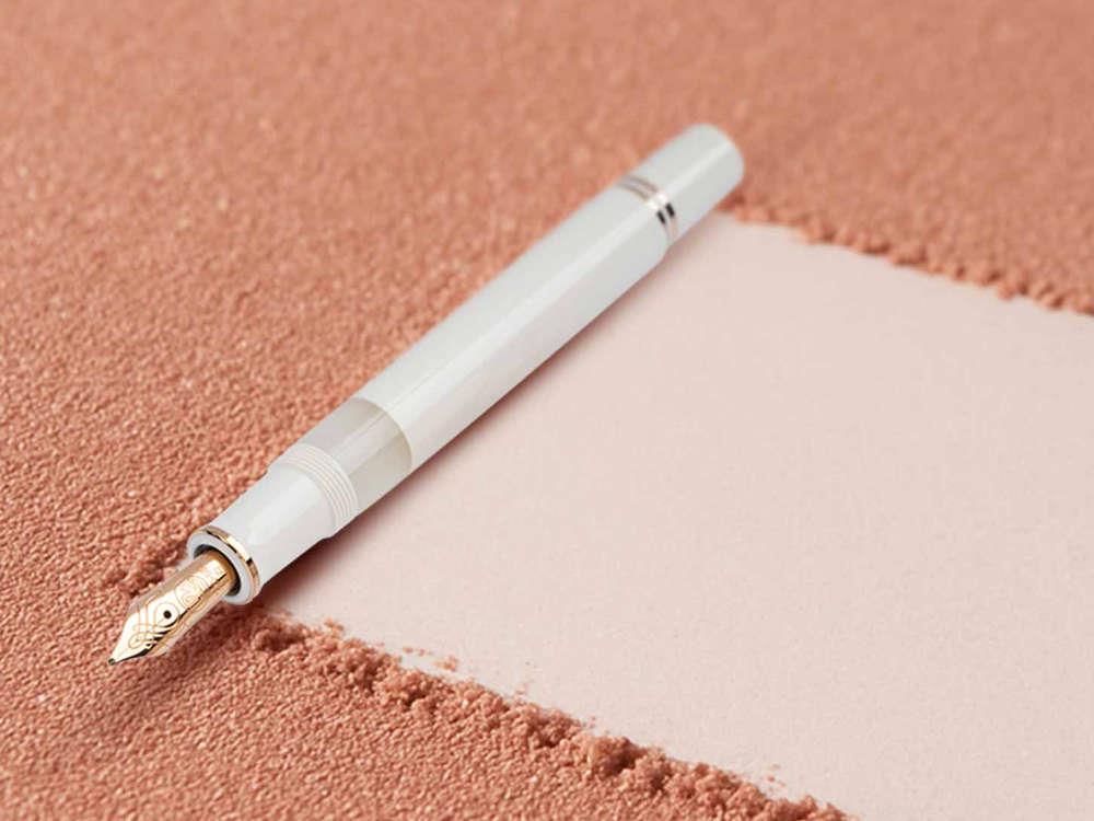 Pluma Pelikan M600 White & Rose Gold, Edición Especial, 300014586