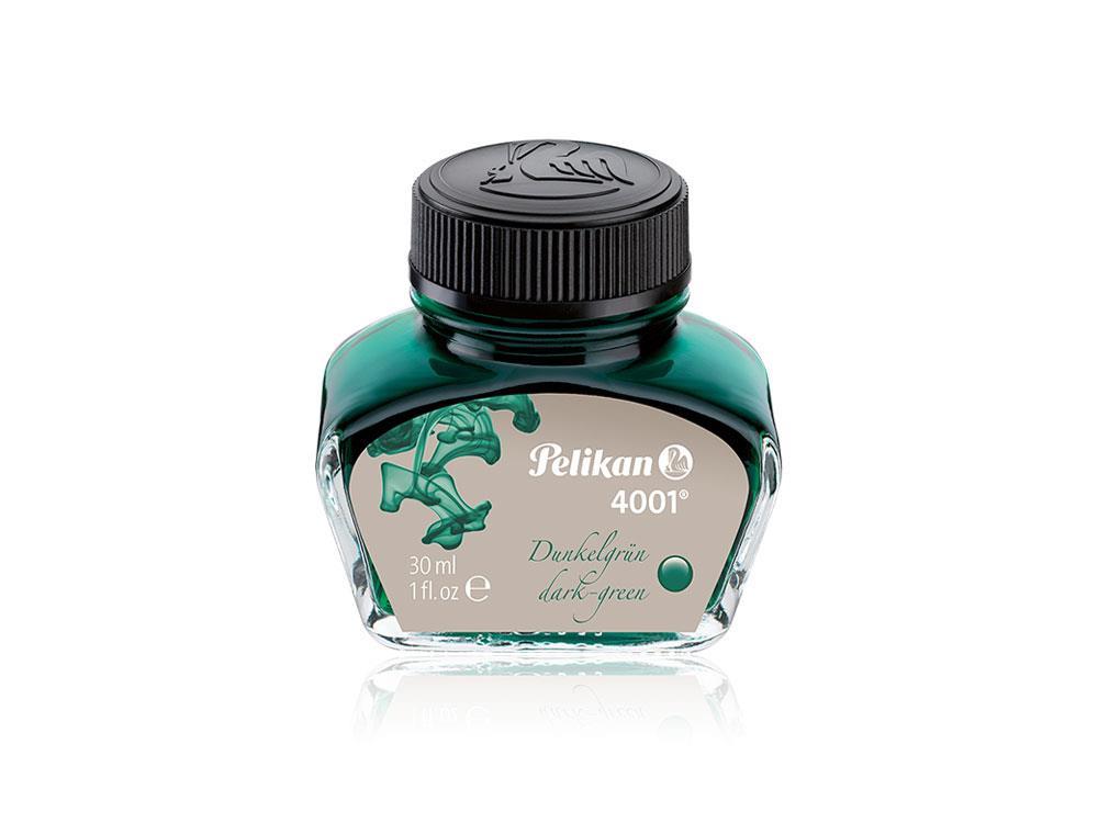 Tintero Pelikan 4001, 30ml, Verde oscuro, 300056