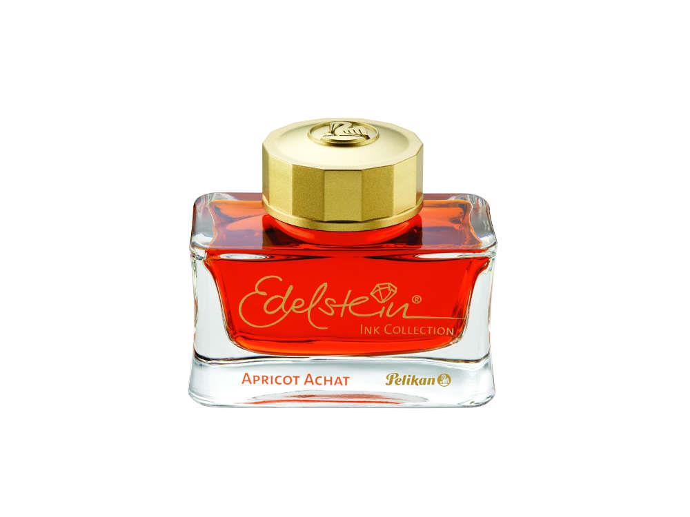 Tintero Pelikan Edelstein Apricot Achat 2025, 50ml, Naranja,