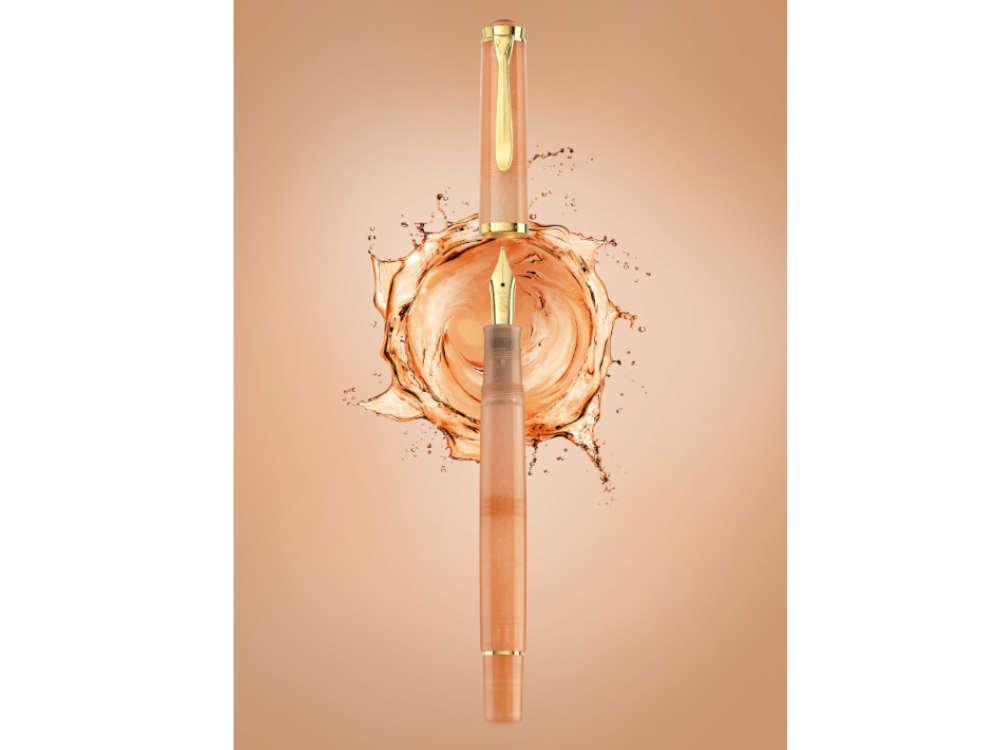 Set Estilográfica Pelikan M200 Apricot Achat Edición Especial, 400200492