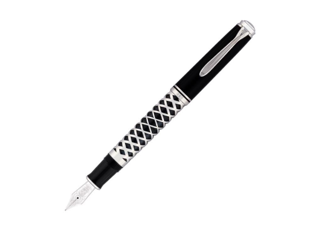 Pluma Estilográfica Pelikan Souverän 805 Metal Sleeve, Negro 400205961