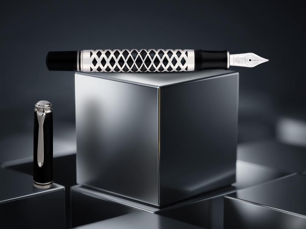 Pluma Estilográfica Pelikan Souverän 805 Metal Sleeve, Negro 400205961