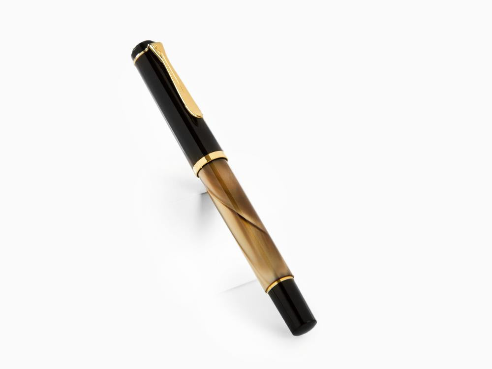 Pluma Estilográfica Pelikan M200 Brown Marbled, Marrón, Oro, 808897