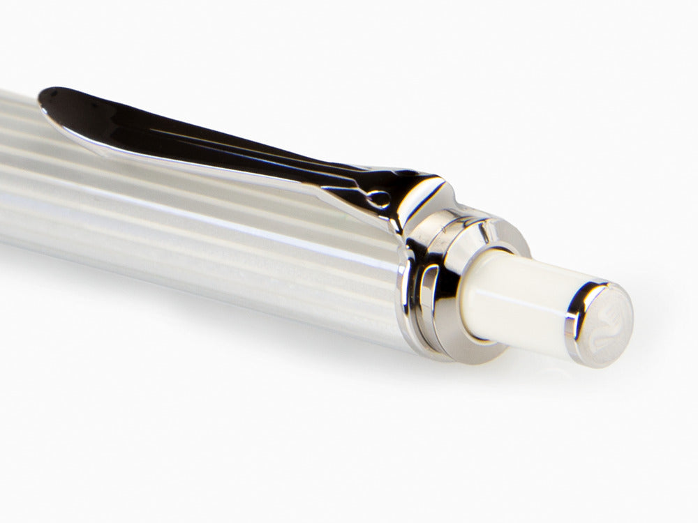 Bolígrafo Pelikan Souveran 405 Silver-White, Ed. Especial, 815499KIT