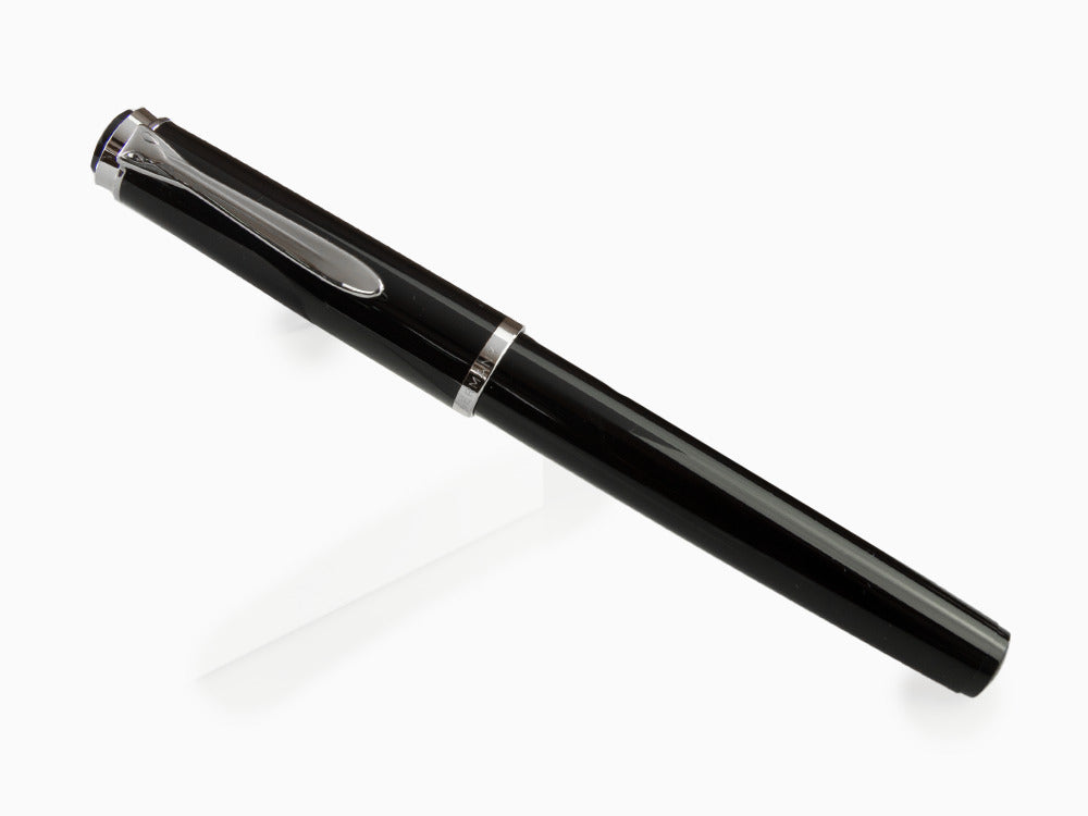 Estilográfica Pelikan Classic P205, Negro, Adornos cromados, 930859