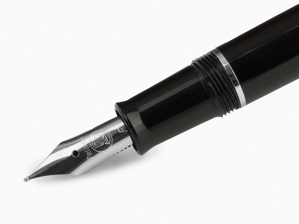 Estilográfica Pelikan Classic P205, Negro, Adornos cromados, 930859