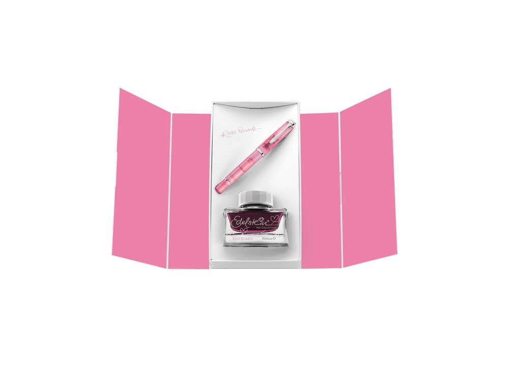 Set Pluma Pelikan Classic M205 Rose Quartz 2023, Ed. especial, 823920