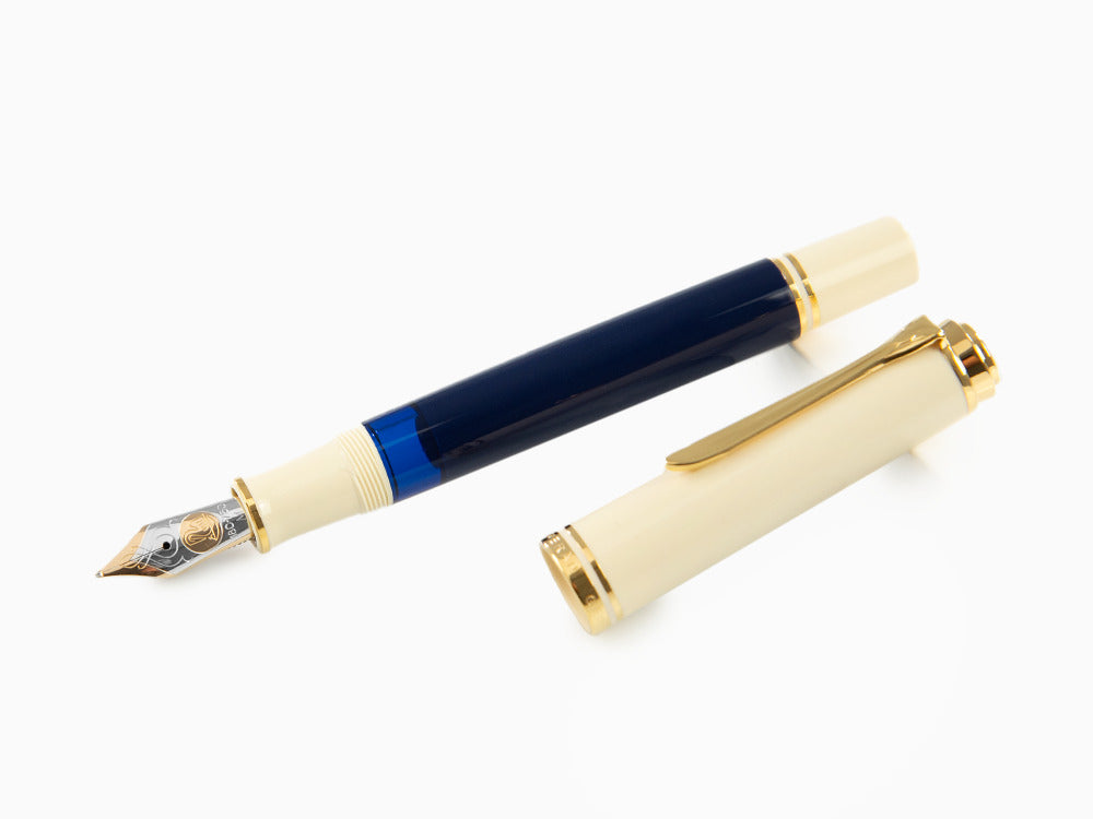 Estilográfica Pelikan Souverän® 800 Cream Blue, Edición Especial, 827270