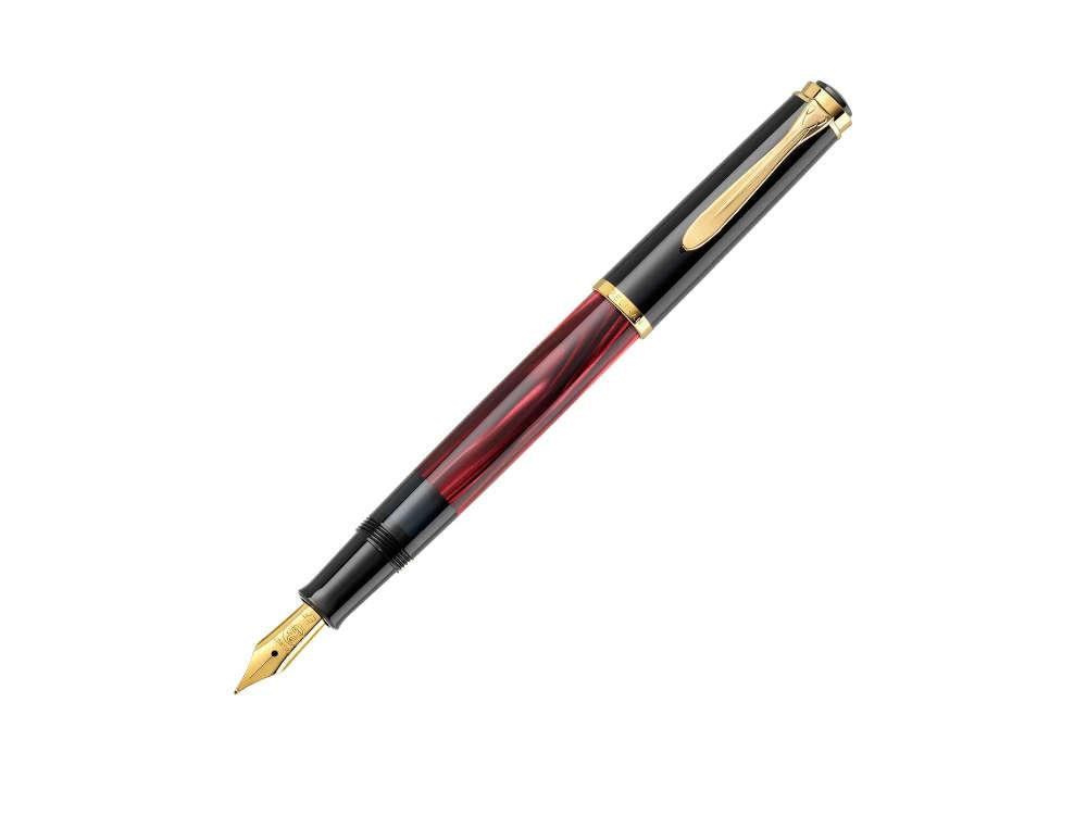 Pluma Estilográfica Pelikan M200 Marbled Red, Edición Especial, 827379