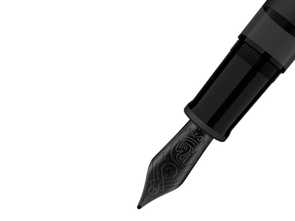 Pluma Estilográfica Pelikan Souveran M809 Black Matte, Negro, 828475