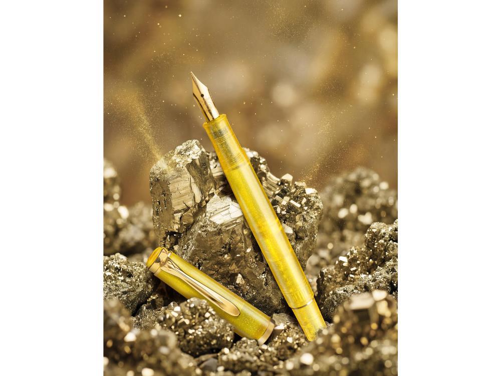 Pluma Estilográfica Pelikan M200 Pyrite, Edición especial, 828819