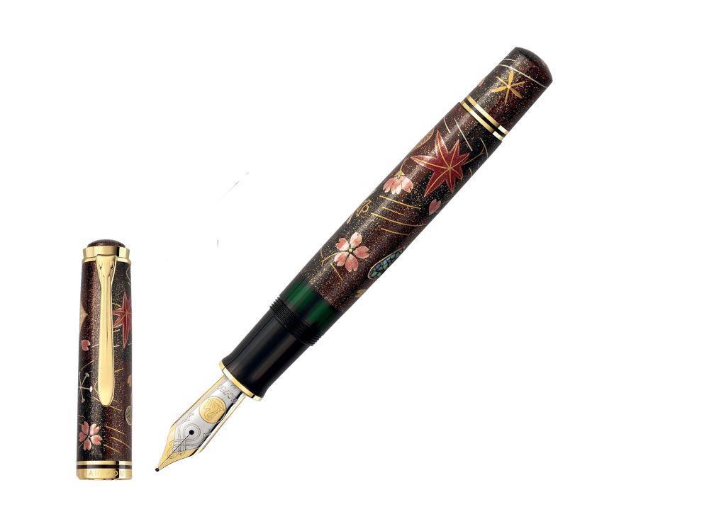 Pluma Pelikan Maki-e  Four Seasons Lucky Charm, Ed Limitada, 829007