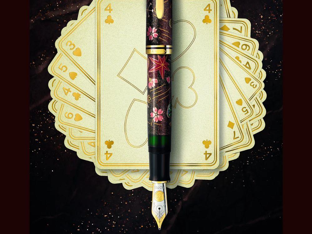 Pluma Pelikan Maki-e  Four Seasons Lucky Charm, Ed Limitada, 829007