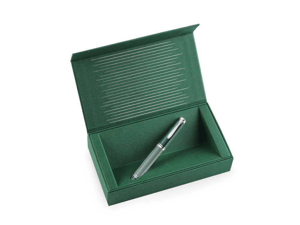 Pluma Estilográfica Pelikan M815 Metal Striped Green, 829090