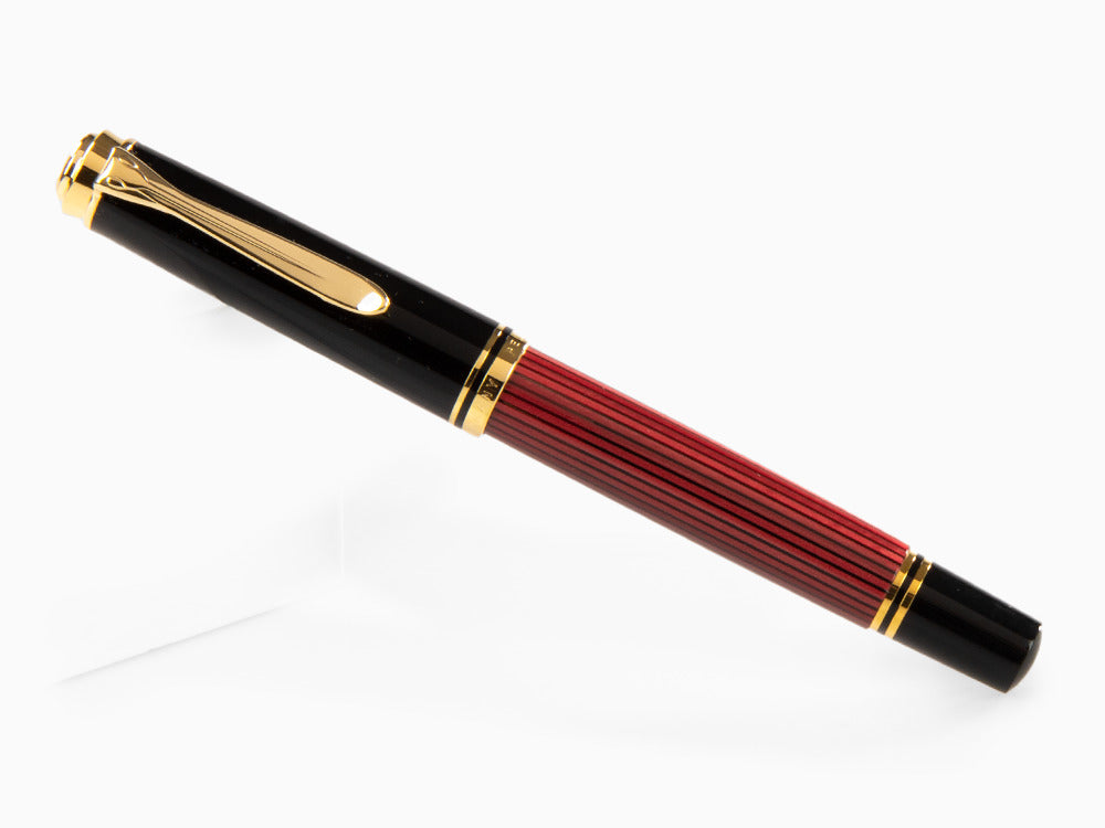 Pluma Estilográfica Pelikan Souverän M400- Negra/Roja, 904920