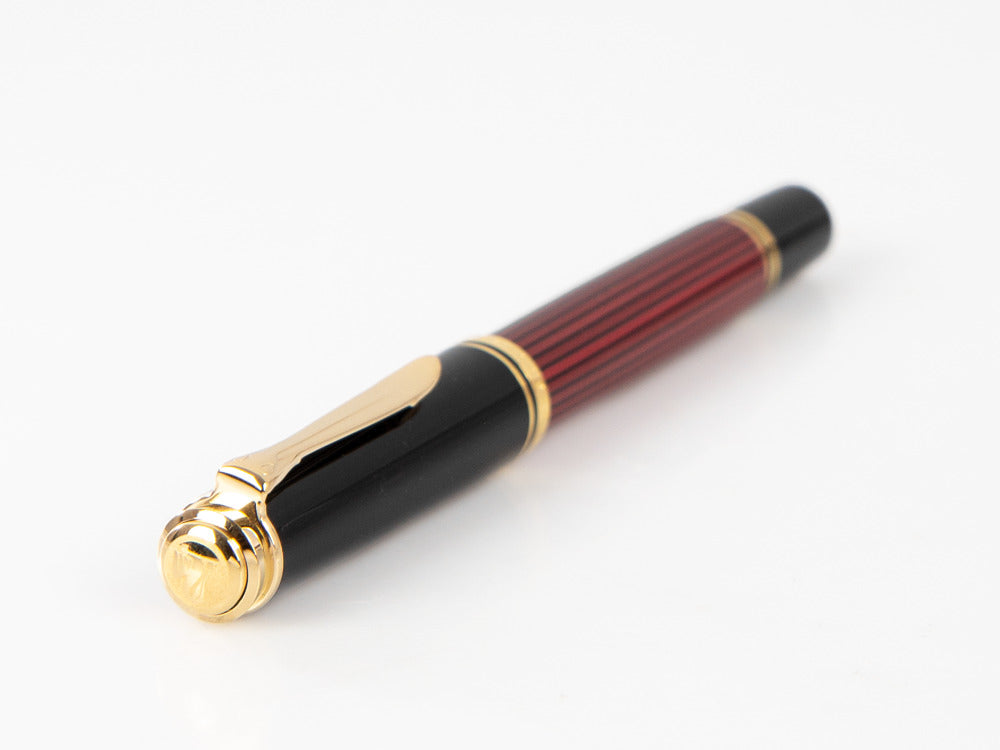 Bolígrafo Roller Pelikan Souverän R 400, Negro/Rojo, 905521