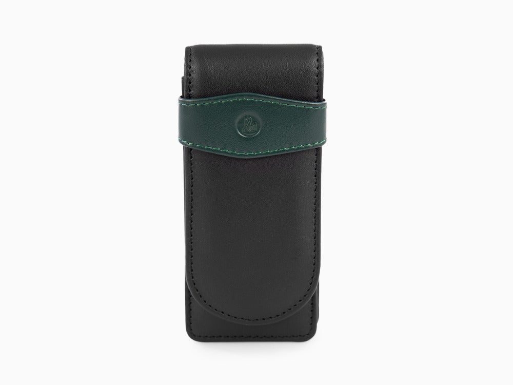 Estuche 3 Piezas de Pelikan, Piel, Negro-Verde, Blando, Pasador, 924092