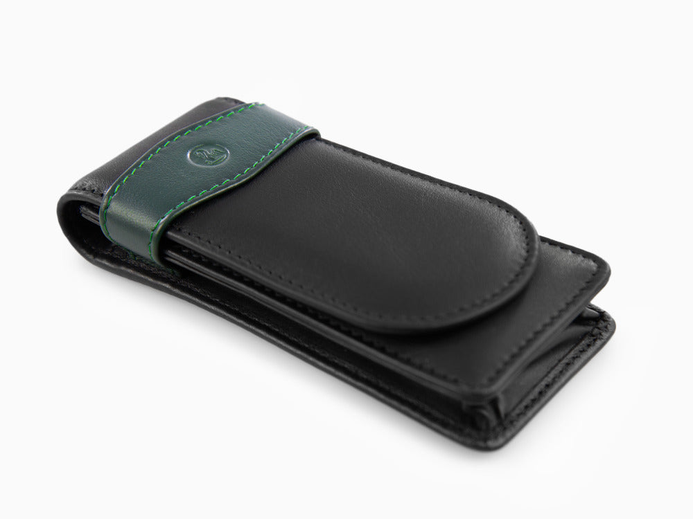 Estuche 3 Piezas de Pelikan, Piel, Negro-Verde, Blando, Pasador, 924092