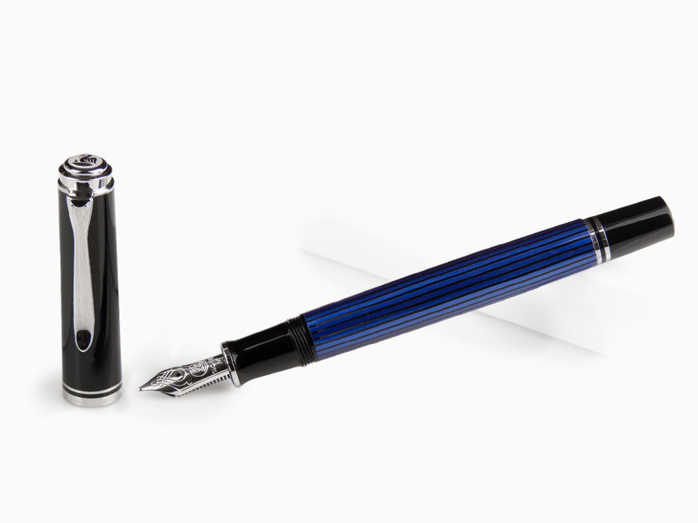Pluma Estilográfica Pelikan Souverän M405- Negra/Azul, 932822