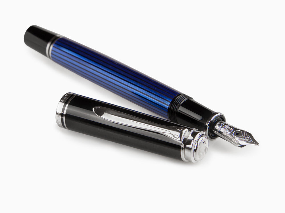 Pluma Estilográfica Pelikan Souverän M405- Negra/Azul, 932822