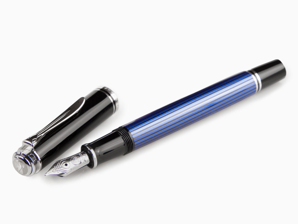 Pluma Estilográfica Pelikan Souverän M405- Negra/Azul, 932822