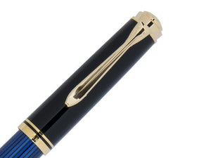 Roller Pelikan R600, Resina Azul, Adornos en oro, 988246
