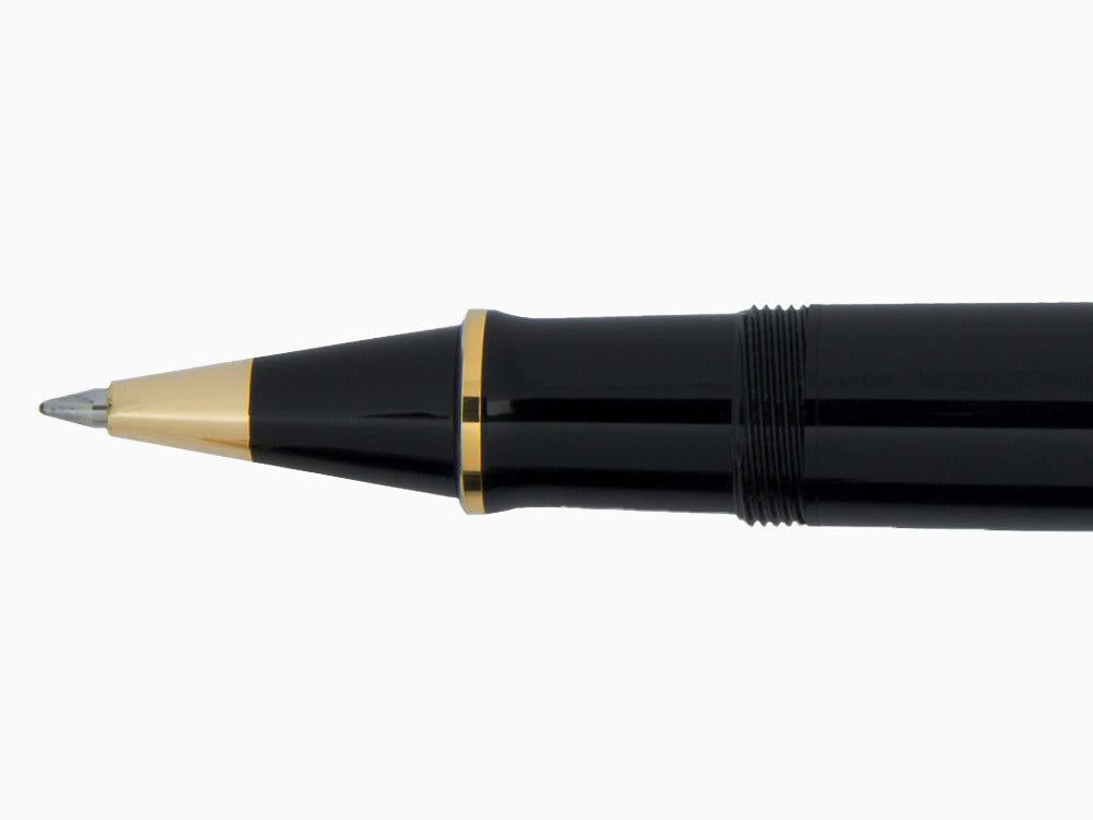 Roller Pelikan Souverän R800, Resina Negra, Adornos en oro, 997643