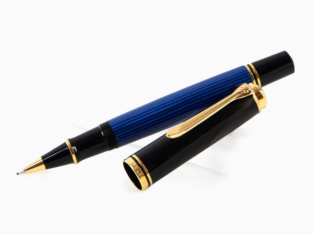 Boligrafo Roller Pelikan Souverän R800, Negro y Azul, 997668