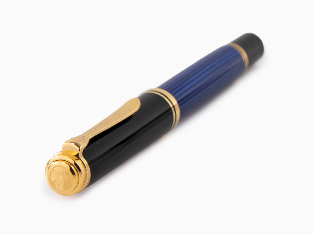 Boligrafo Roller Pelikan Souverän R800, Negro y Azul, 997668