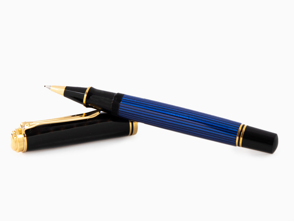 Boligrafo Roller Pelikan Souverän R800, Negro y Azul, 997668