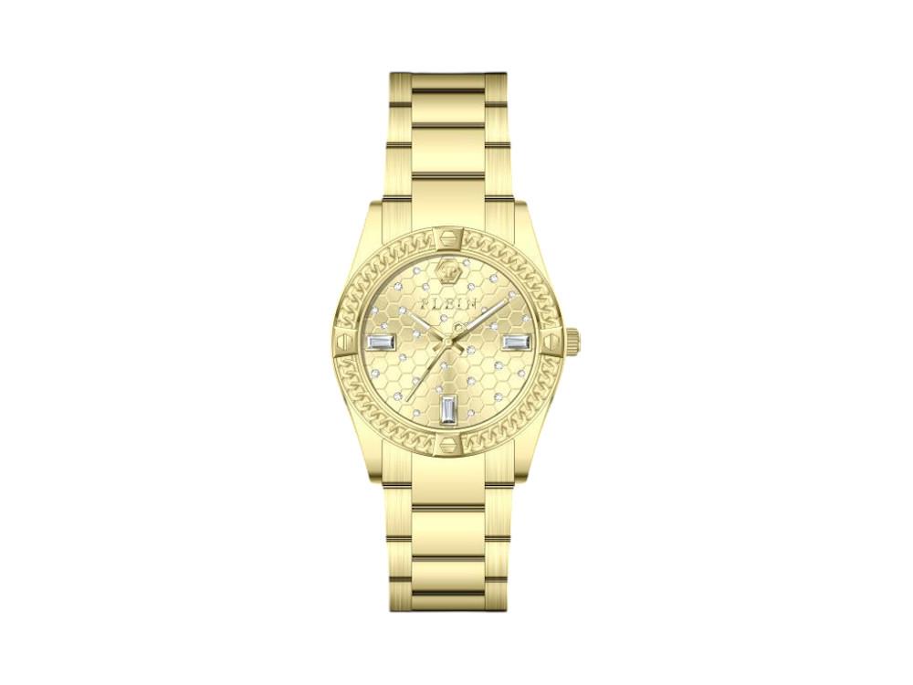 Reloj de Cuarzo Philipp Plein Icon Chain Lady, Dorado, 36 mm, PW1FA0425