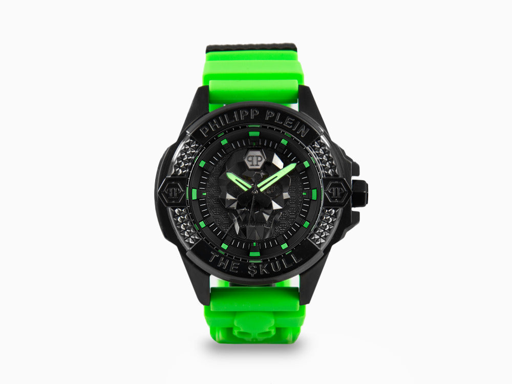 Reloj de Cuarzo Philipp Plein The Skull, PVD, Negro, 44 mm, PWAAA2524
