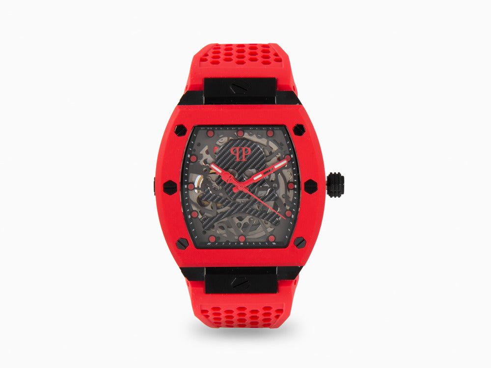 Reloj Automático Philipp Plein The Skeleton, PVD, Gris, 44 mm, PWBAA2224