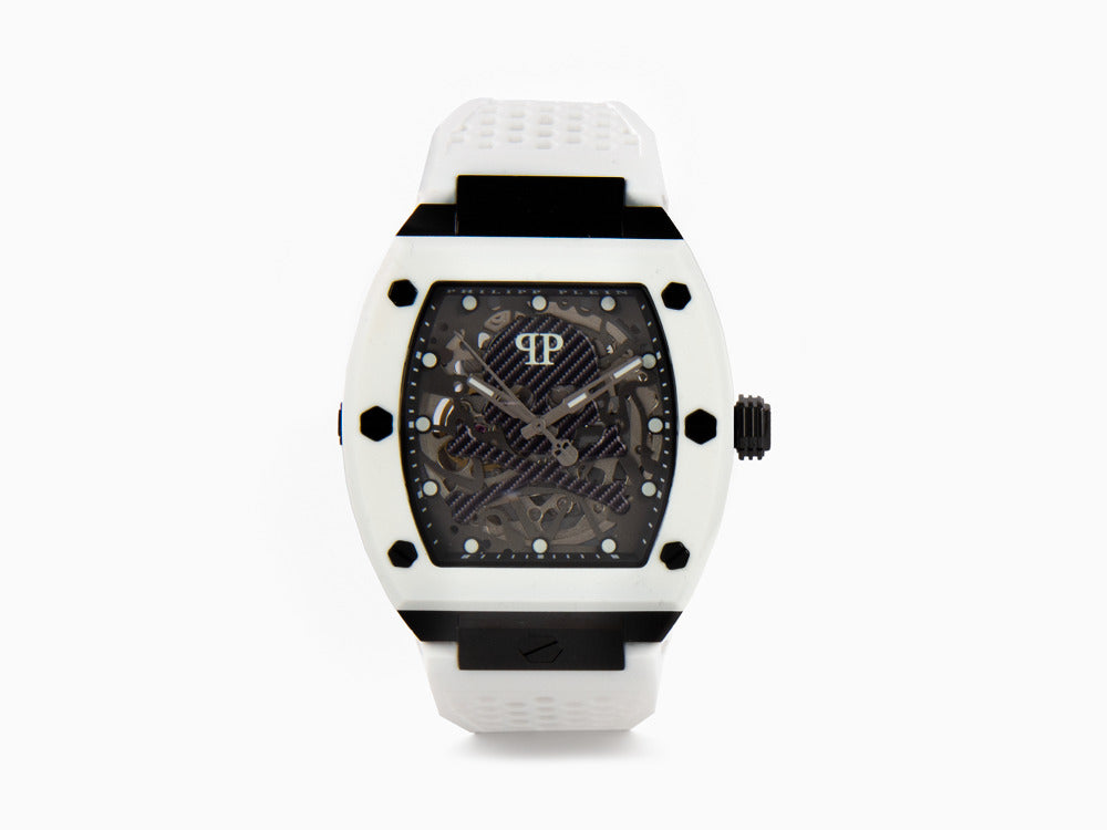 Reloj Automático Philipp Plein The Skeleton, PVD, Gris, 44 mm, PWBAA2424
