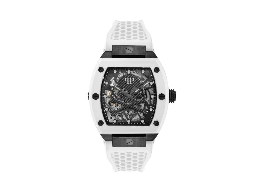 Reloj Automático Philipp Plein The Skeleton, PVD, Gris, 44 mm, PWBAA2424
