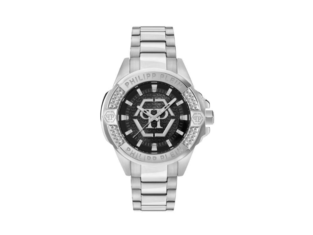Reloj de Cuarzo Philipp Plein Majesty, Negro, 45 mm, Cristal mineral, PWBHA0526