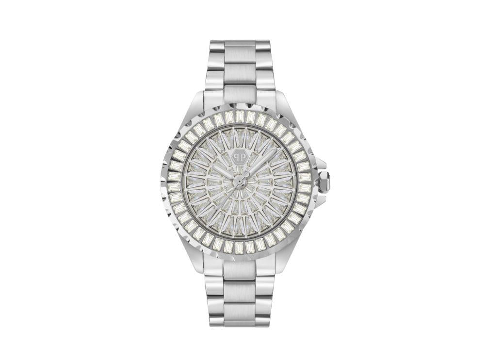 Reloj de Cuarzo Philipp Plein Heaven, Plata, 34 mm, Cristal mineral, PWEHA0326