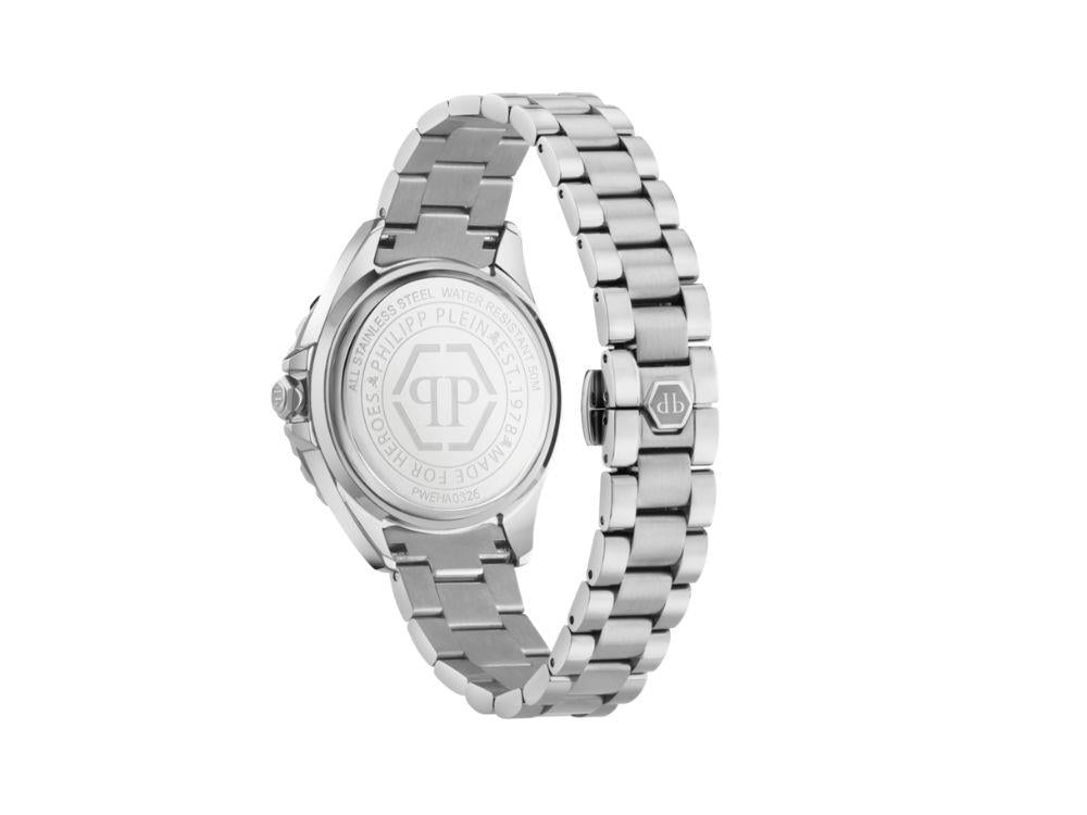 Reloj de Cuarzo Philipp Plein Heaven, Plata, 34 mm, Cristal mineral, PWEHA0326