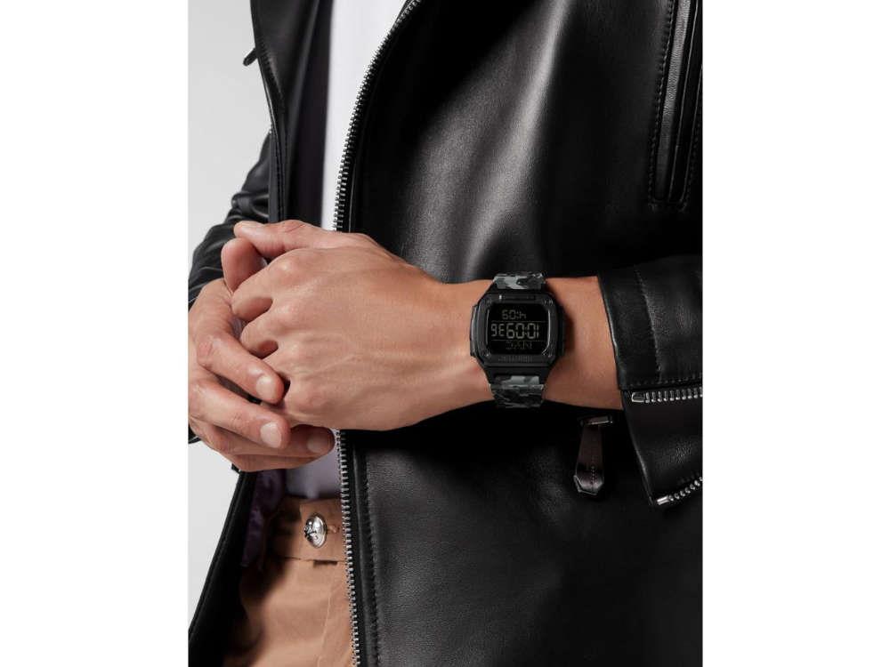 Reloj de Cuarzo Philipp Plein Hyper Shock, Negro, 44 mm, PWHAA1822