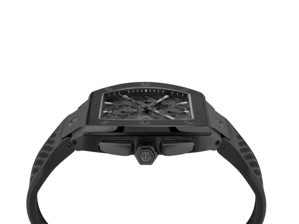 Reloj de Cuarzo Philipp Plein The Hexagon Phantom Chrono, Negro, PWHHA0326