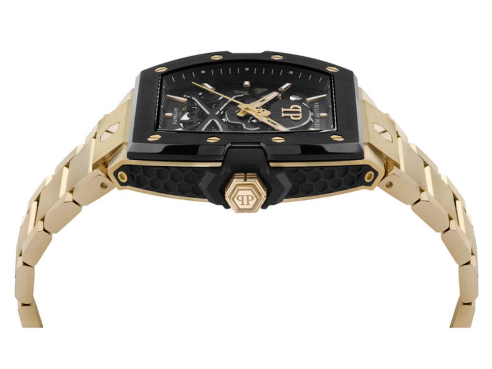 Reloj Automático Philipp Plein The Skeleton 2.0 Auto, Dorado, 44mm, PWJFA0625