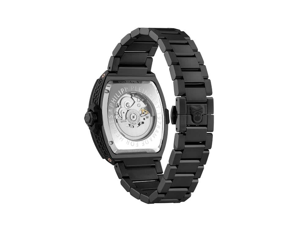 Reloj Automático Philipp Plein The Skeleton 2.0 Auto, PVD, 44mm, PWJFA0725
