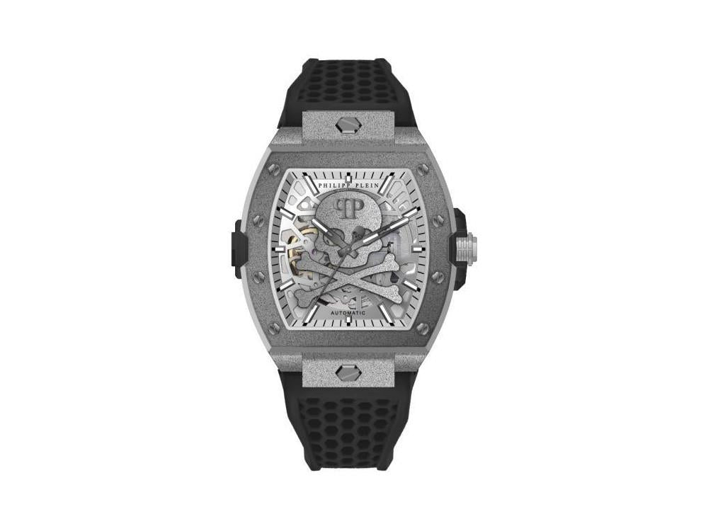 Reloj Automático Philipp Plein The Skeleton Frosted, Plata, 44 mm, PWJFA0925