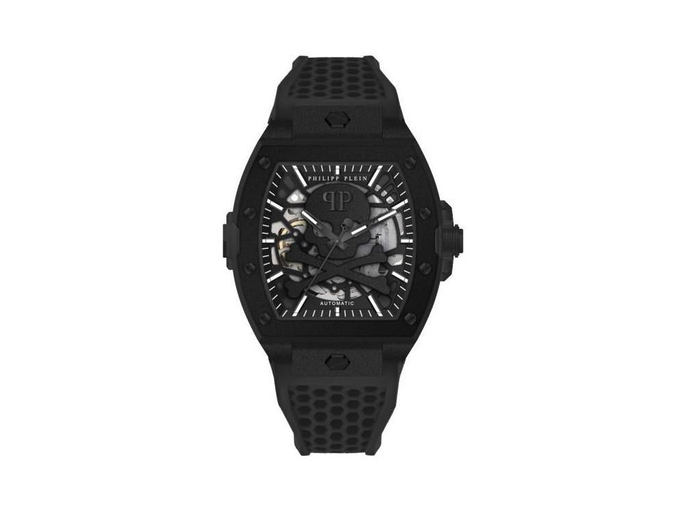 Reloj Automático Philipp Plein The Skeleton Frosted, Negro, 44 mm, PWJFA1125
