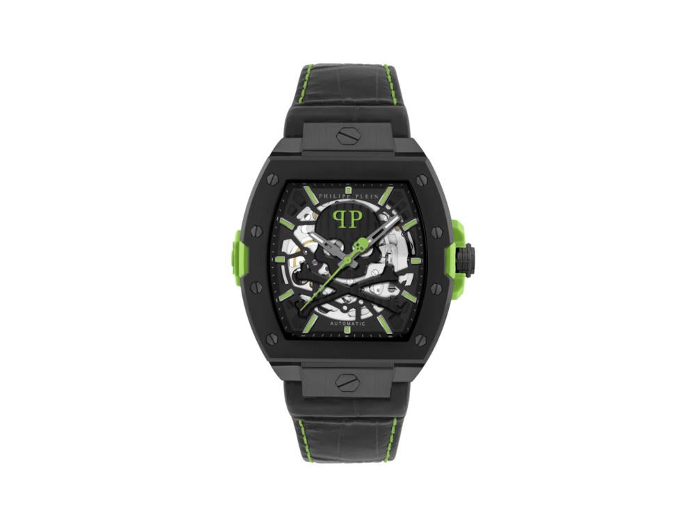 Reloj Automático Philipp Plein The Skeleton 2.0, Negro, 44 mm, PWJFA1426