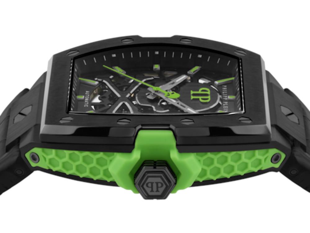 Reloj Automático Philipp Plein The Skeleton 2.0, Negro, 44 mm, PWJFA1426