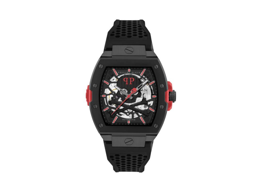 Reloj Automático Philipp Plein The Skeleton 2.0, Negro, 44 mm, PWJFA1626